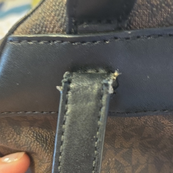 FINAL PRICE. Leopard Michael Kors Brown and Black Backpack RHEA MEDIUM - Picture 4 of 8